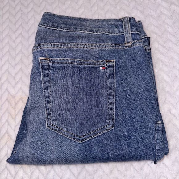 Tommy Hilfiger Boyfriend Jeans with Patchwork size 4 - Picture 5 of 12
